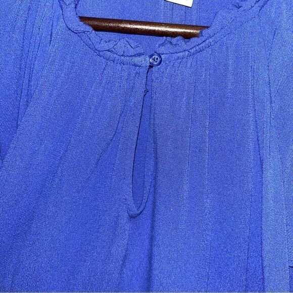 Old Navy Women's Blue Short Sleeve Dress - Picture 4 of 6